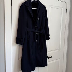 Vintage Navy Trench Coat